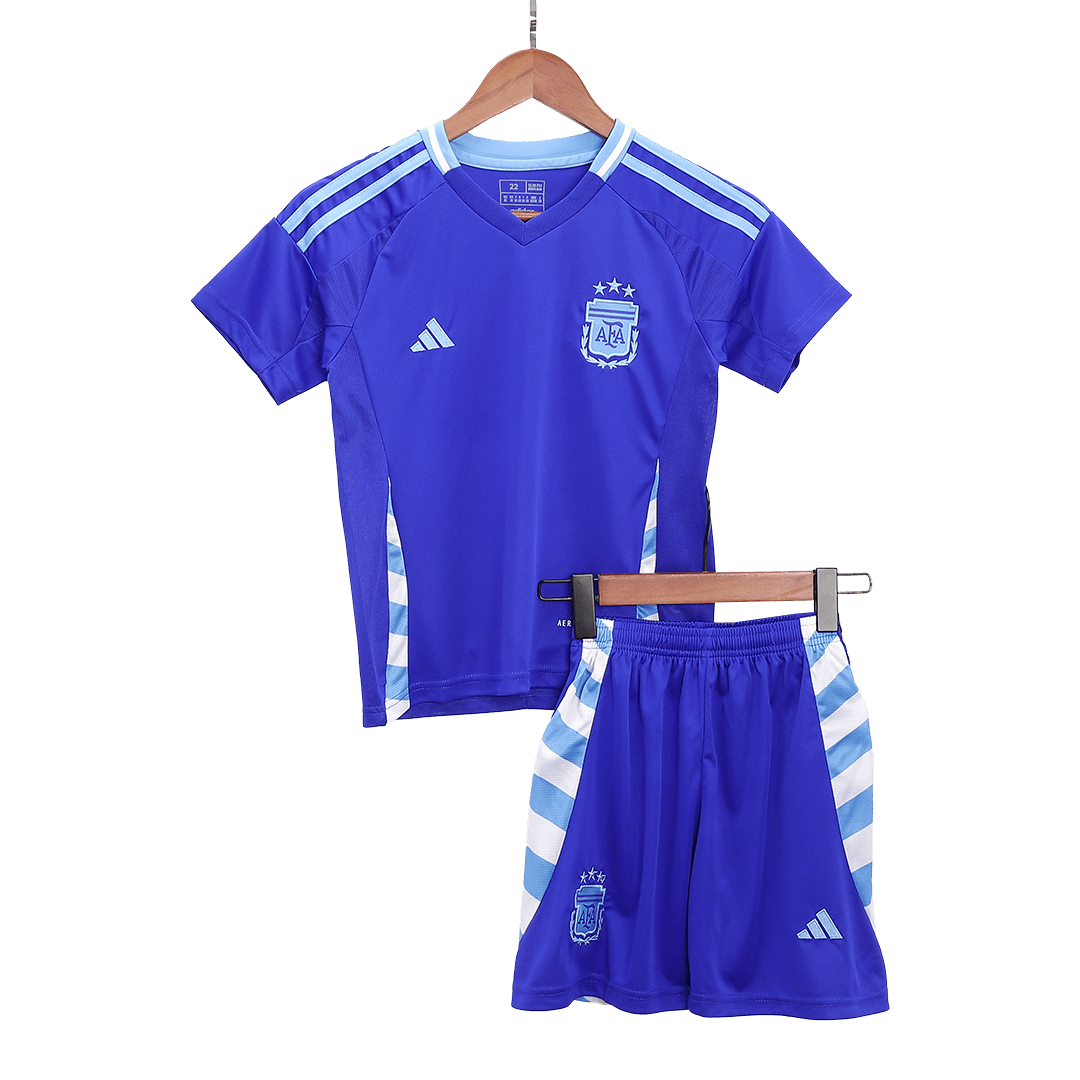Set Tricouri Fotbal Argentina Deplasare 2024 Pentru Copii