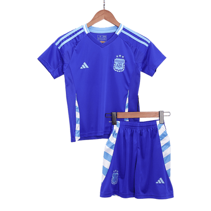 Set Tricouri Fotbal Argentina Deplasare 2024 Pentru Copii