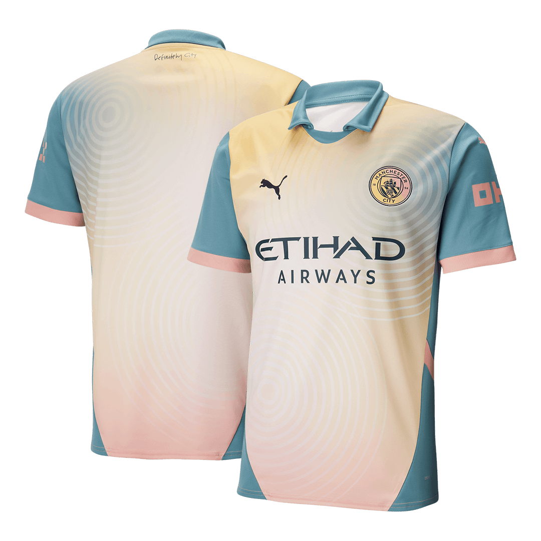 Tricouri Fotbal Manchester City Al Patrulea 2024/25 - Definitely City