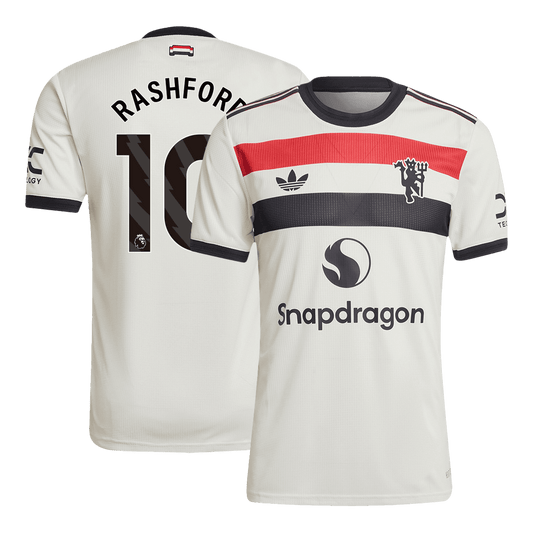 Tricouri Fotbal Manchester United RASHFORD #10 Treilea 2024/25 Authentic
