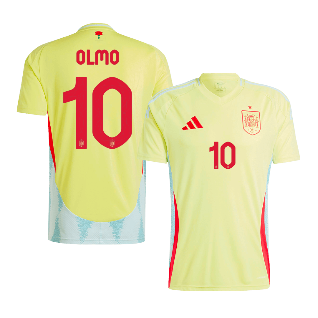 Tricouri Fotbal Spania OLMO #10 Deplasare 2024