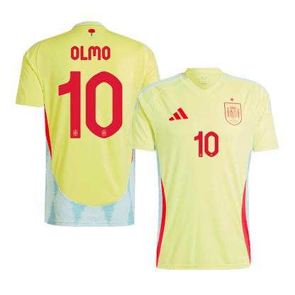 Tricouri Fotbal Spania OLMO #10 Deplasare 2024