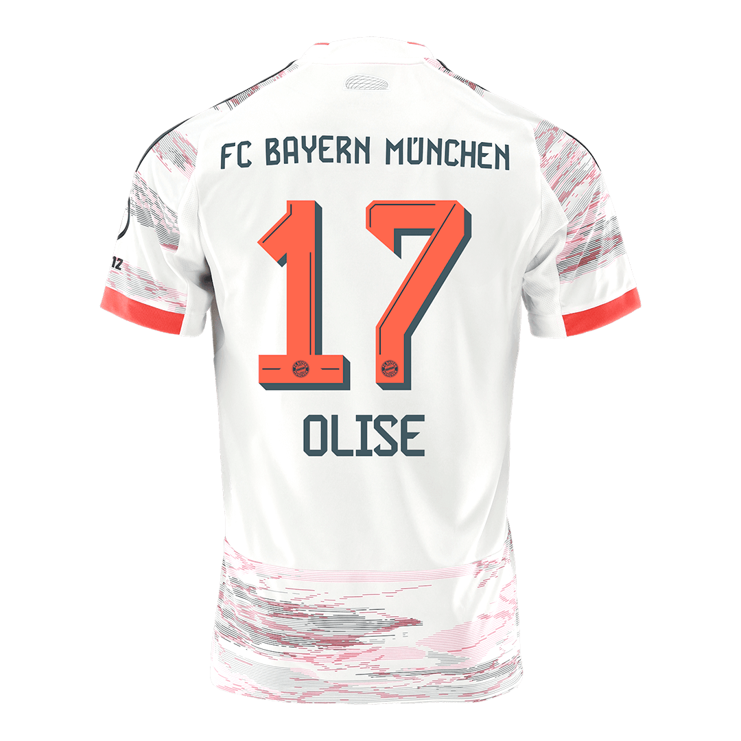 Tricouri Fotbal Bayern Munchen OLISE #17 Deplasare 2025/26