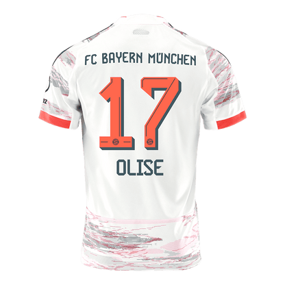 Tricouri Fotbal Bayern Munchen OLISE #17 Deplasare 2025/26