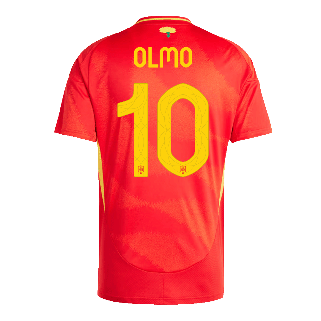 Tricouri Fotbal Spania OLMO #10 Acasă 2024