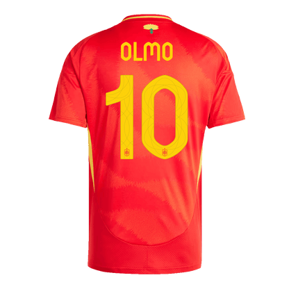 Tricouri Fotbal Spania OLMO #10 Acasă 2024