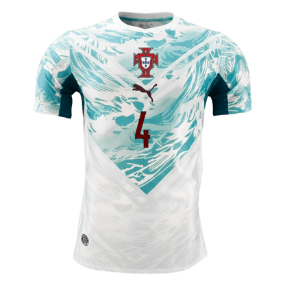 Tricouri Fotbal Portugalia RÚBEN DIAS #4 Deplasare Cupa Mondială 2026 Authentic