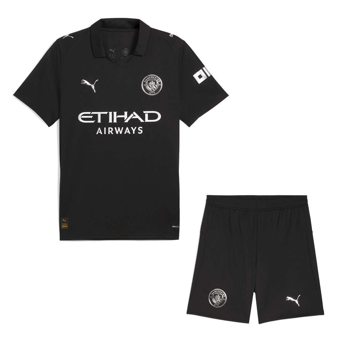 Set Tricouri Fotbal Manchester City Deplasare 2025/26