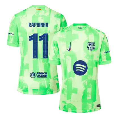 Tricouri Fotbal Barcelona RAPHINHA #11 Treilea 2024/25 - Super (mărime mare)