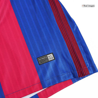 Tricouri Fotbal Vintage Barcelona Acasă 2016/17 (mărime mare)