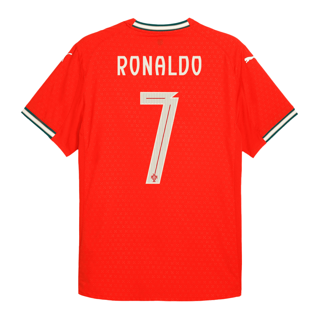 Tricouri Fotbal Portugalia RONALDO #7 Acasă 2025 Authentic
