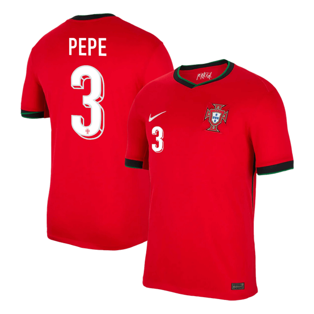 Tricouri Fotbal Portugalia PEPE #3 Acasă 2024 - Super