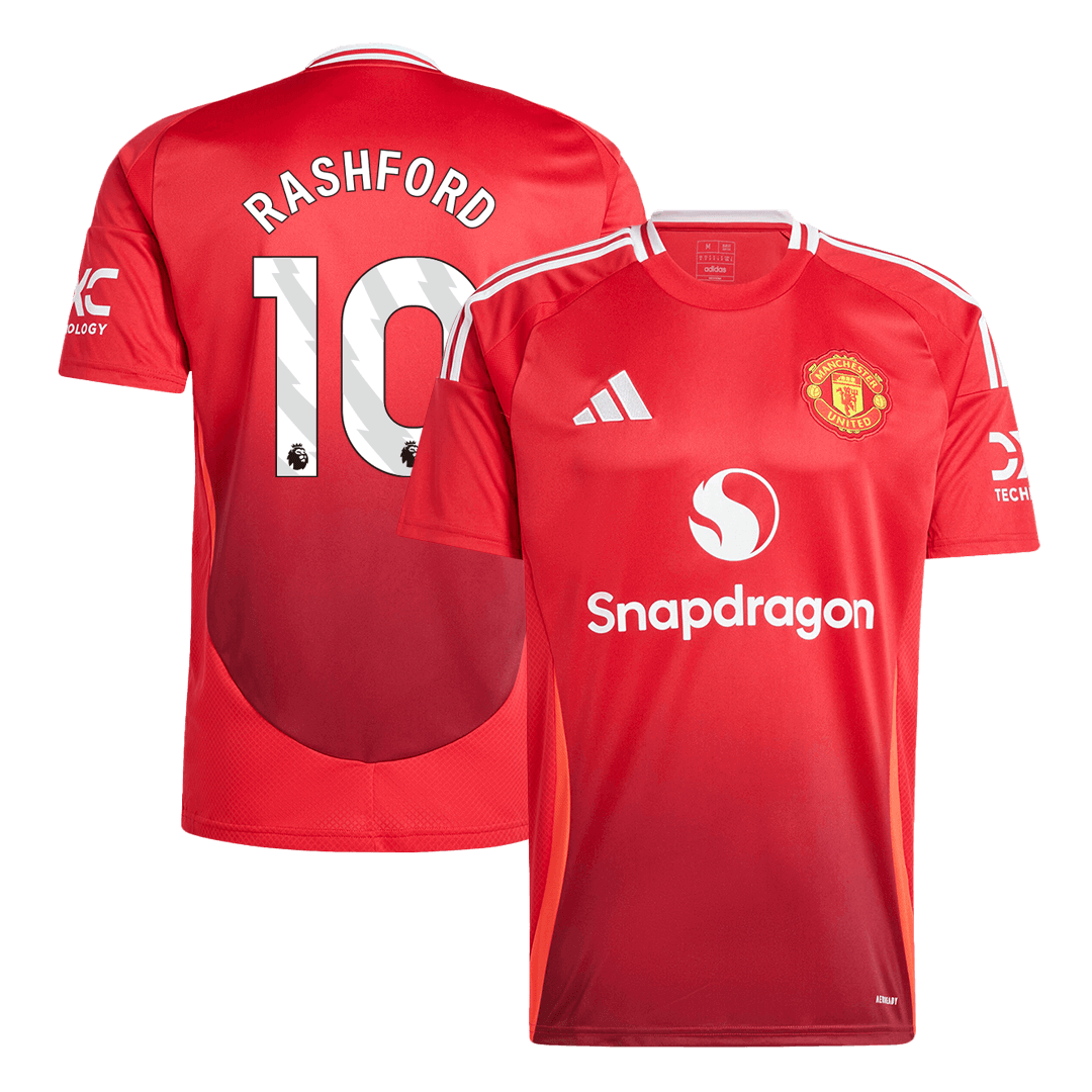 Tricouri Fotbal Manchester United RASHFORD #10 Acasă 2024/25 - Super