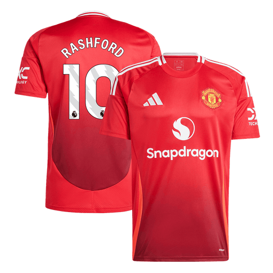 Tricouri Fotbal Manchester United RASHFORD #10 Acasă 2024/25 - Super