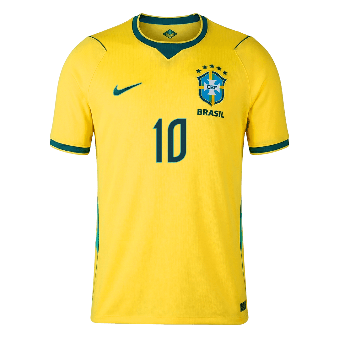 Tricouri Fotbal Brazilia NEYMAR JR. #10 Acasă Cupa Mondială 2026