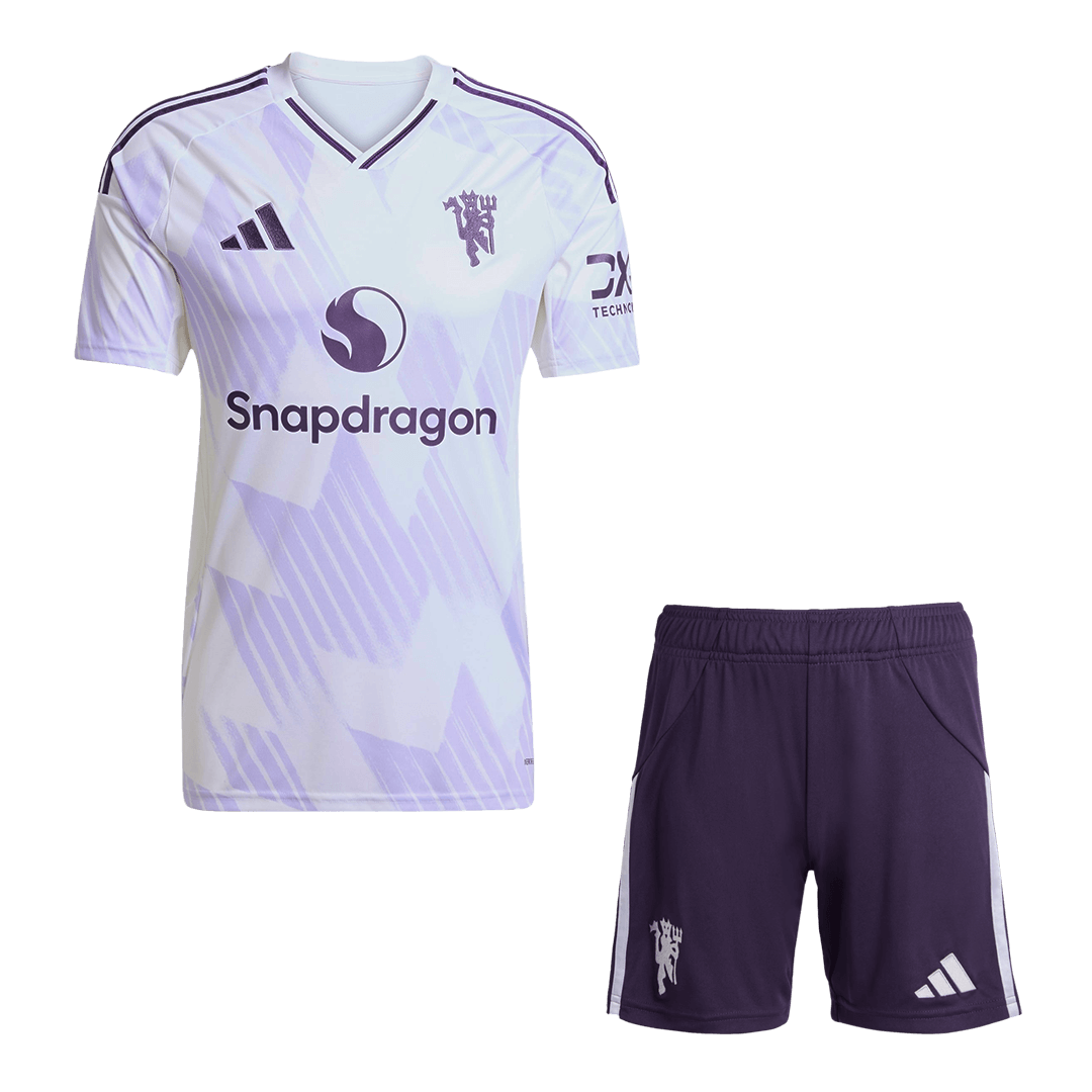 Set Tricouri Fotbal Manchester United Deplasare 2025/26
