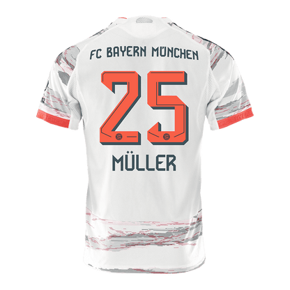 Tricouri Fotbal Bayern Munchen MÜLLER #25 Deplasare 2025/26 Authentic