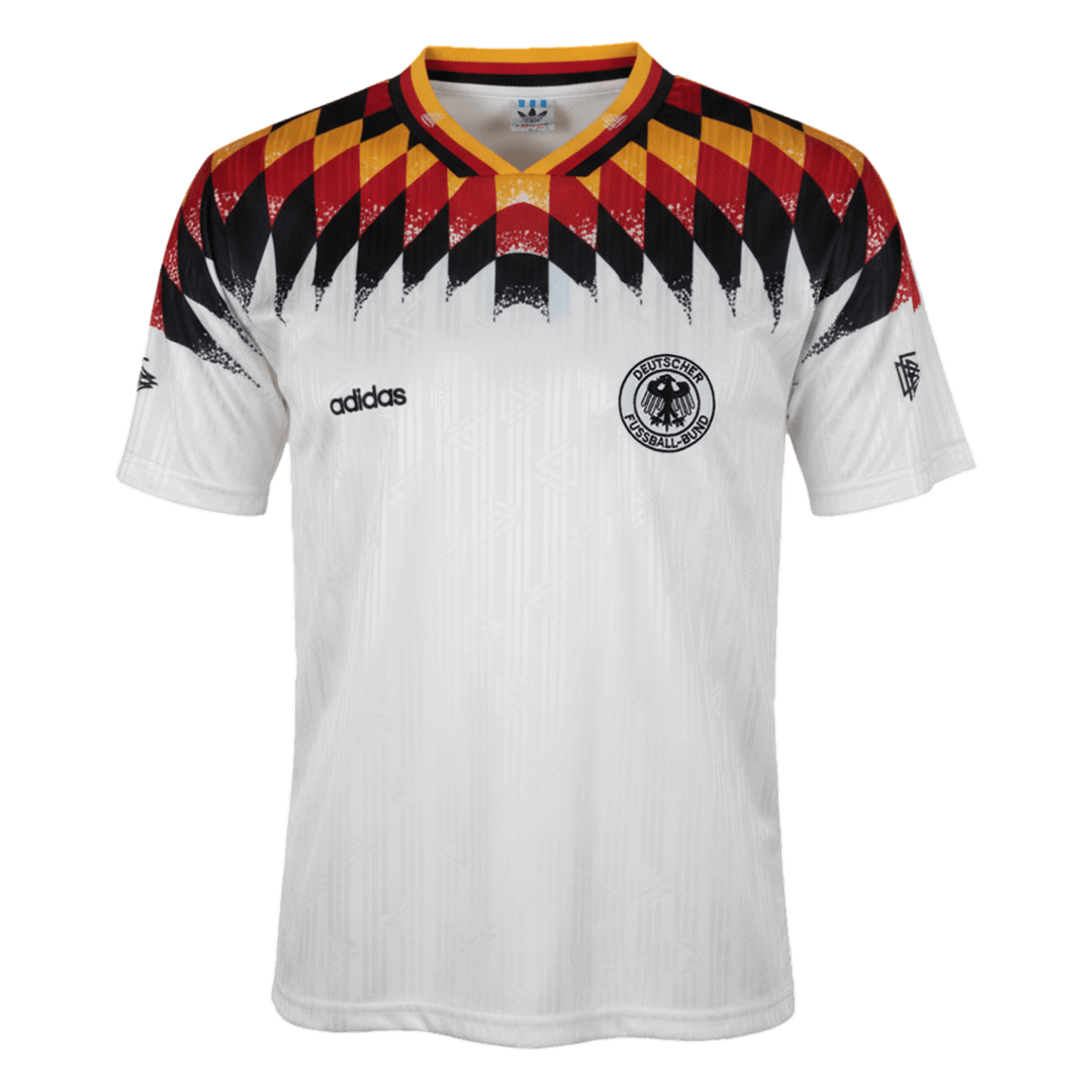 Tricouri Fotbal Vintage Germania Acasă 1994