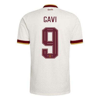 Tricouri Fotbal Spania GAVI #9 Deplasare Cupa Mondială 2026 Authentic