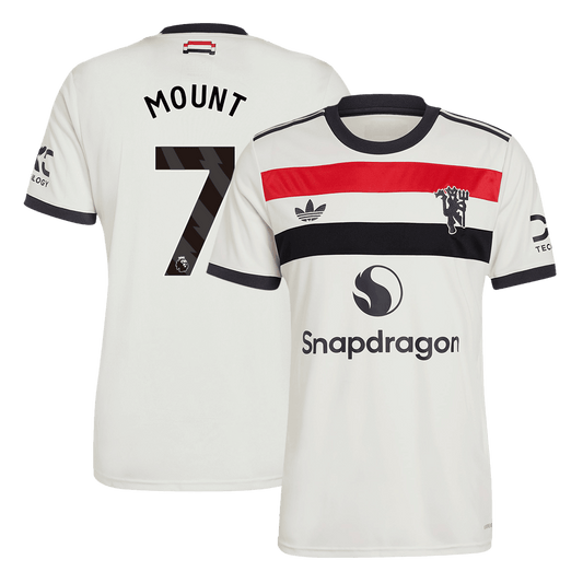 Tricouri Fotbal Manchester United MOUNT #7 Treilea 2024/25