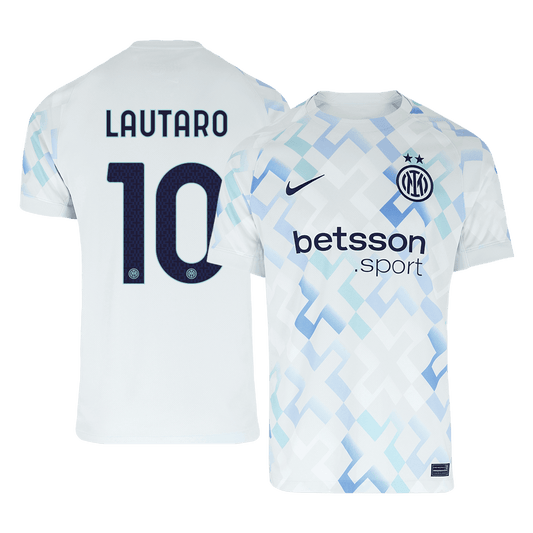 Tricouri Fotbal Inter Milano LAUTARO #10 Deplasare 2025/26