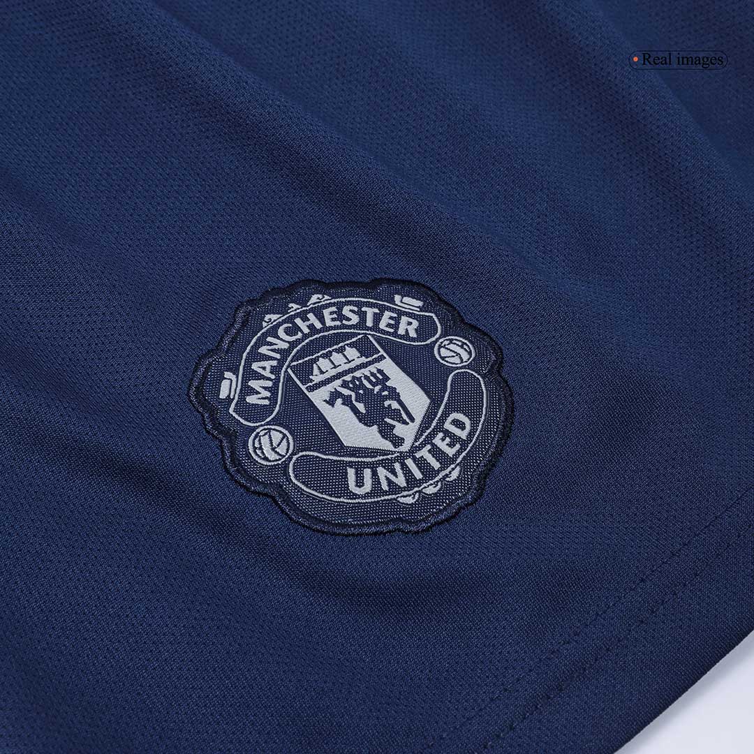 Set Tricouri Fotbal Manchester United Deplasare 2024/25 Pentru Copii