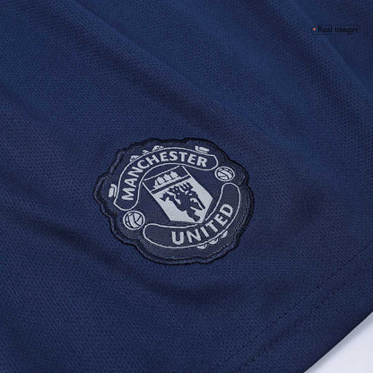 Set Tricouri Fotbal Manchester United Deplasare 2024/25 Pentru Copii