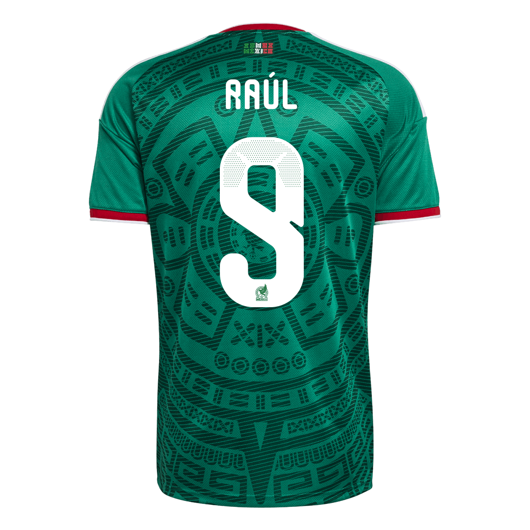 Tricouri Fotbal Mexico Raúl #9 Acasă Cupa Mondială 2026