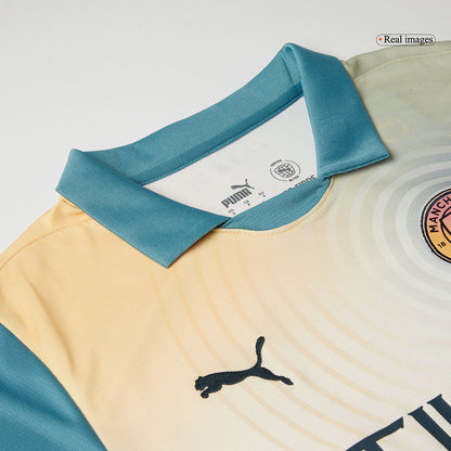 Tricouri Fotbal Manchester City RODRIGO #16 Al Patrulea 2024/25 - Definitely City (mărime mare)