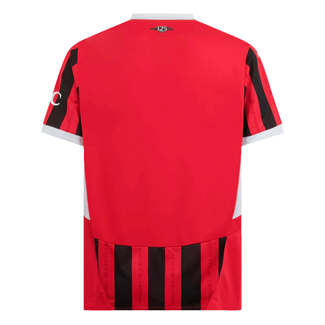 Tricouri Fotbal AC Milan Acasă 2024/25 (mărime mare)