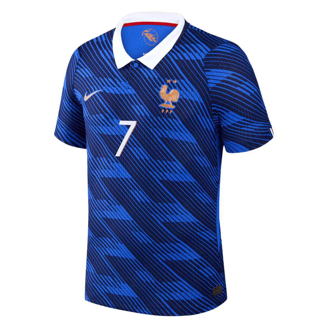 Tricouri Fotbal Franța DEMBELE #7 Acasă Cupa Mondială 2026 Authentic