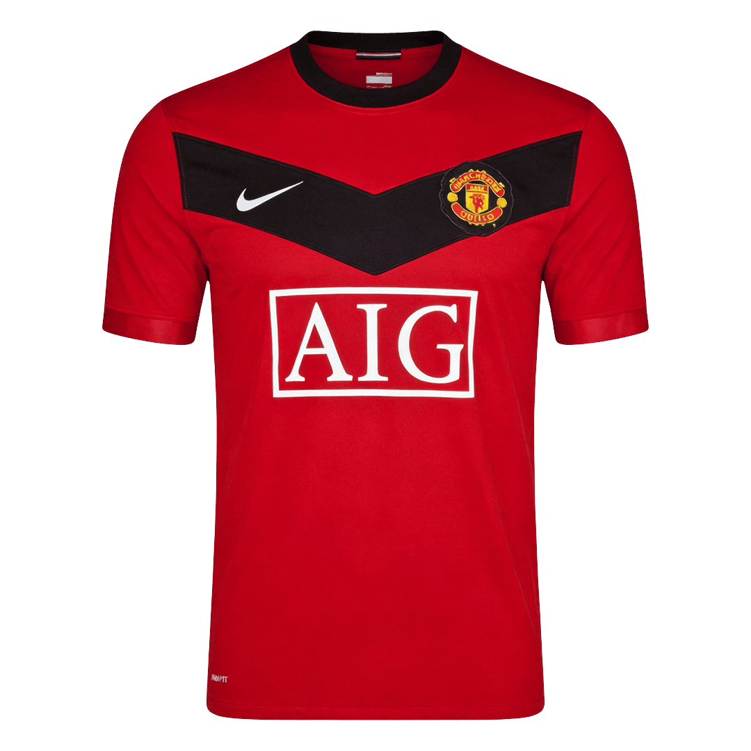 Tricouri Fotbal Vintage Manchester United Acasă 2009/10