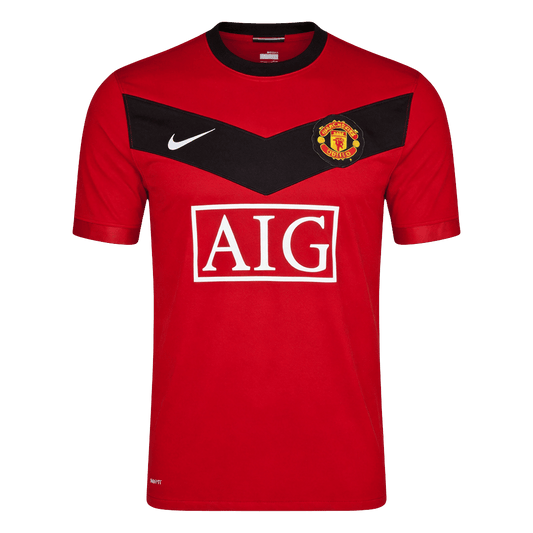 Tricouri Fotbal Vintage Manchester United Acasă 2009/10