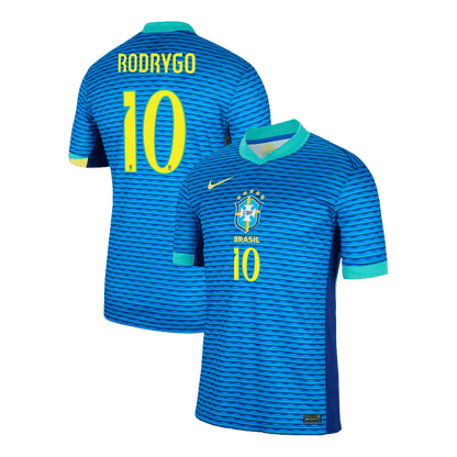 Tricouri Fotbal Brazilia RODRYGO #10 Deplasare 2024