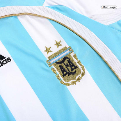 Tricouri Fotbal Vintage Argentina MESSI #19 Acasă 2006