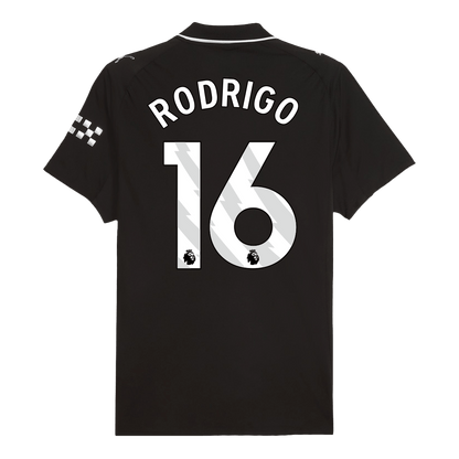 Tricouri Fotbal Manchester City RODRIGO #16 Deplasare 2025/26 Authentic