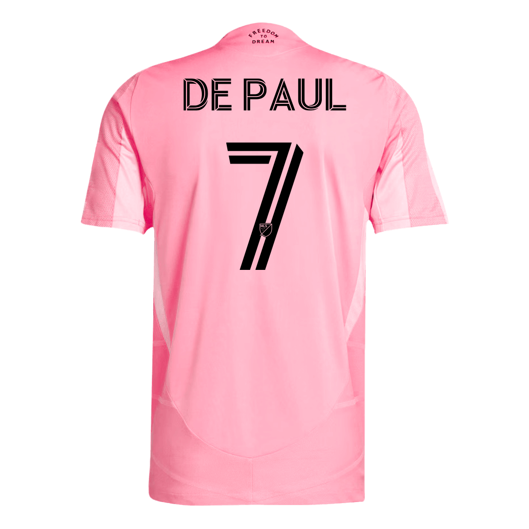 Tricouri Fotbal Inter Miami CF DE PAUL #7 Acasă 2025 Authentic