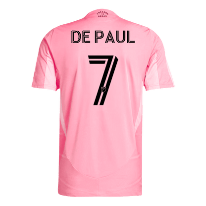 Tricouri Fotbal Inter Miami CF DE PAUL #7 Acasă 2025 Authentic