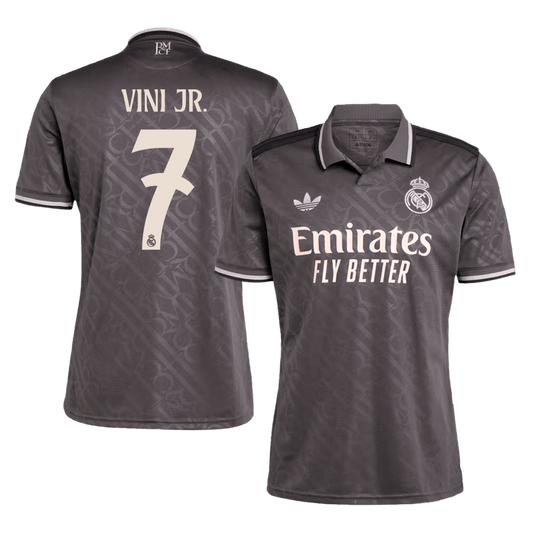 Tricouri Fotbal Real Madrid VINI JR. #7 Treilea 2024/25 - Super (mărime mare)