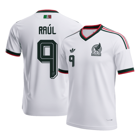 Tricouri Fotbal Mexico RAÚL #9 Deplasare Cupa Mondială 2026