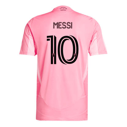 Tricouri Fotbal Inter Miami CF MESSI #10 Acasă 2025 Authentic