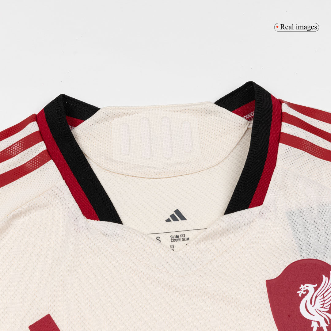 Tricouri Fotbal Liverpool ISAK ##9 Deplasare 2025/26 Authentic