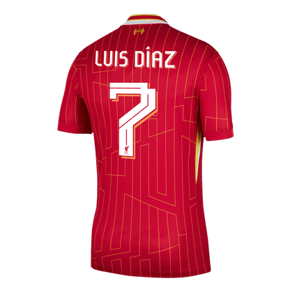 Tricouri Fotbal Liverpool LUIS DÍAZ #7 Acasă 2024/25 UCL - Super