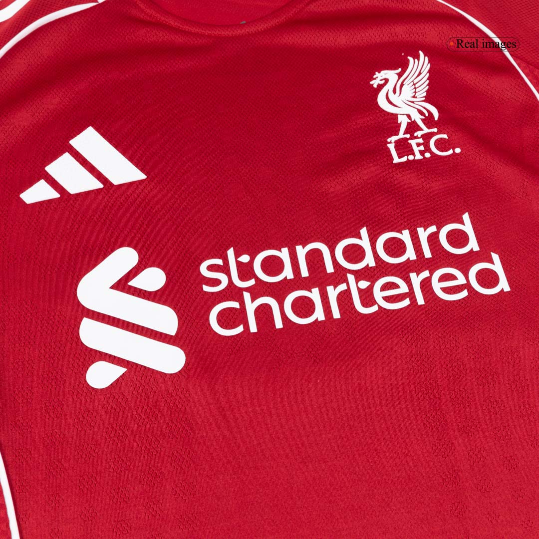 Tricouri Fotbal Liverpool ISAK #9 Acasă 2025/26 Authentic