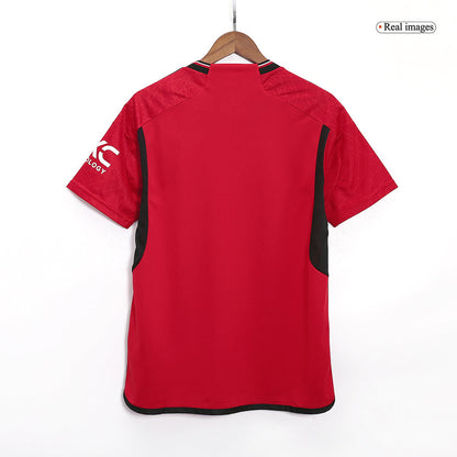 Tricouri Fotbal Manchester United HØJLUND #11 Acasă 2023/24 (mărime mare)