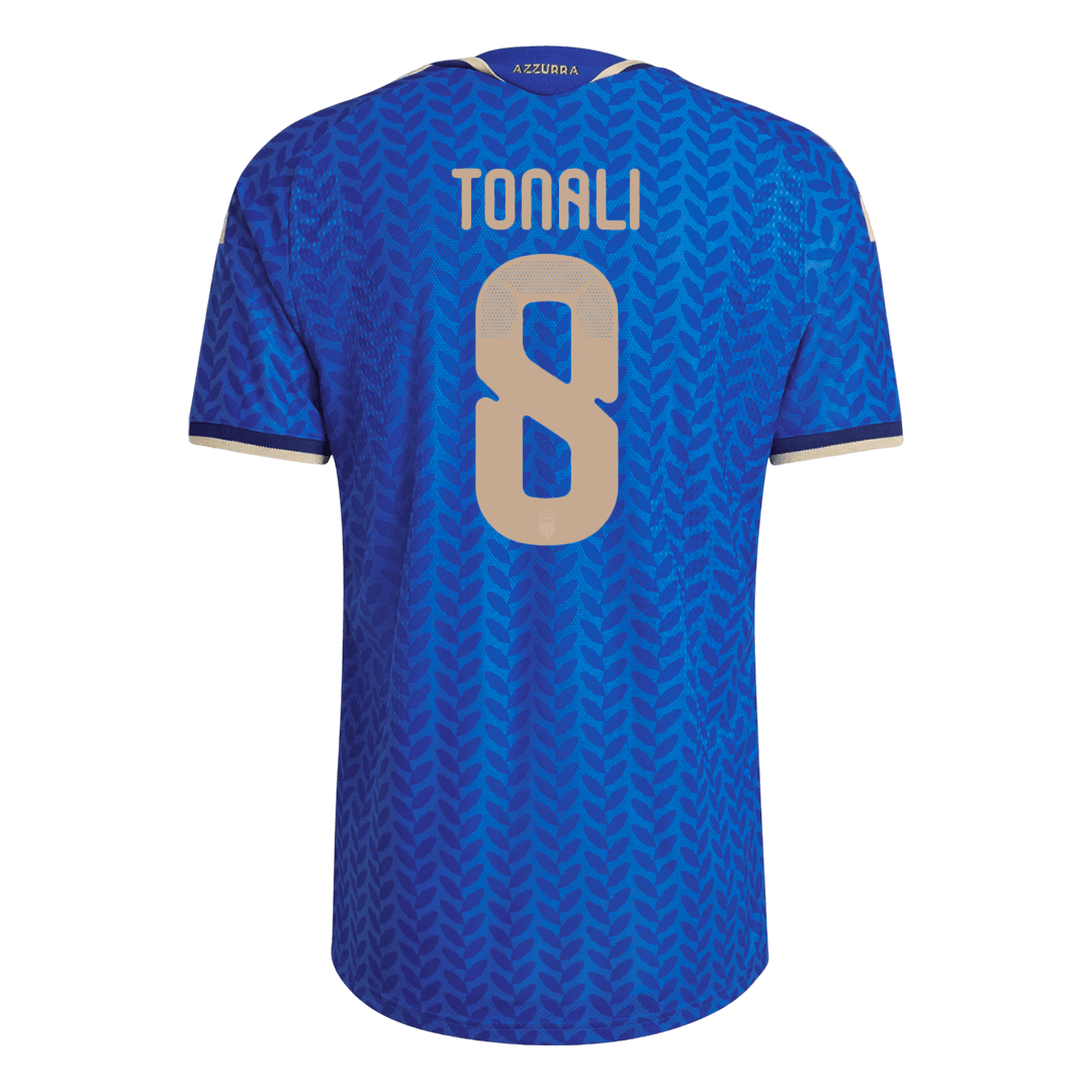 Tricouri Fotbal Italia TONALI #8 Acasă Cupa Mondială 2026 Authentic