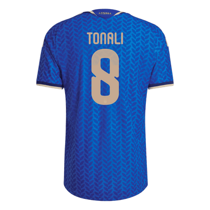 Tricouri Fotbal Italia TONALI #8 Acasă Cupa Mondială 2026 Authentic