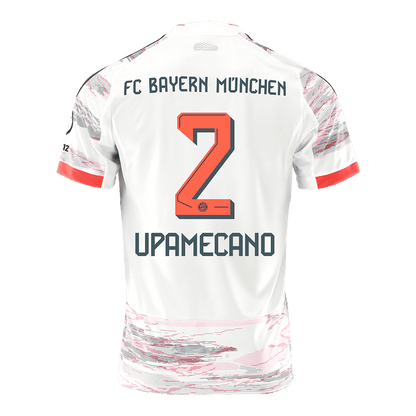 Tricouri Fotbal Bayern Munchen UPAMECANO #2 Deplasare 2025/26