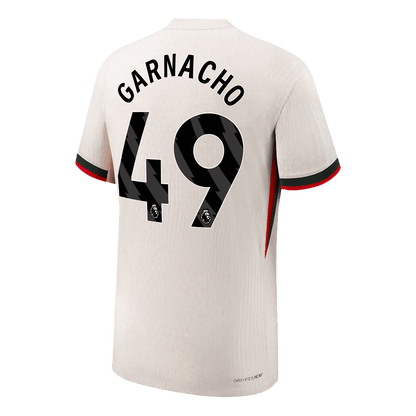 Tricouri Fotbal Chelsea GARNACHO #49 Deplasare 2025/26 Authentic