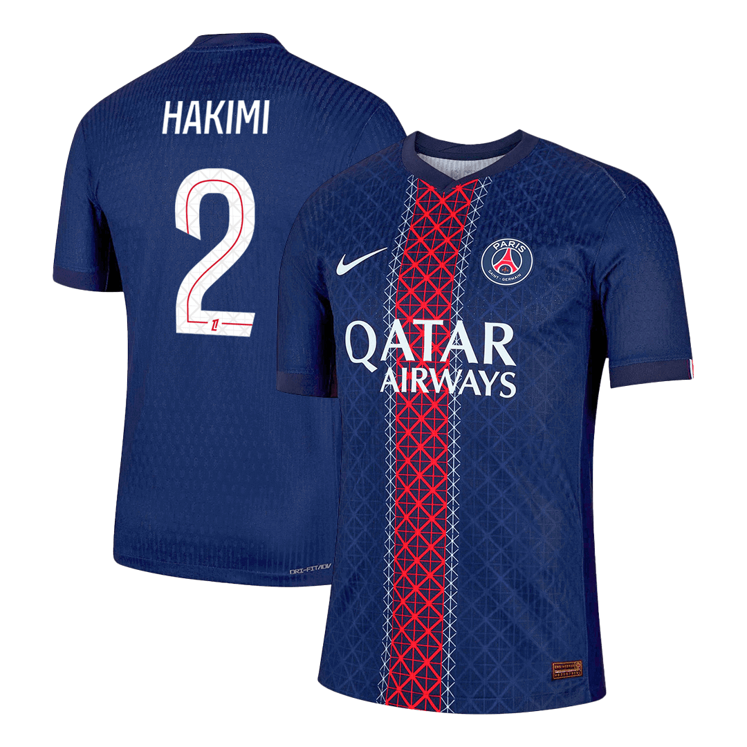 Tricouri Fotbal PSG HAKIMI #2 Acasă 2025/26 Authentic